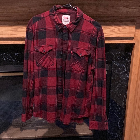 Levi's Shirts Mens Levis Flannel Shirt Poshmark